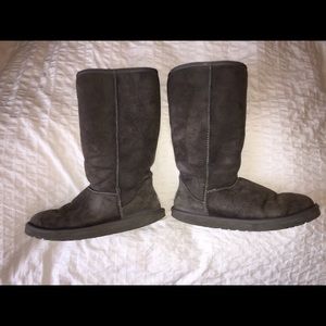 Tall Grey Uggs, Size 9